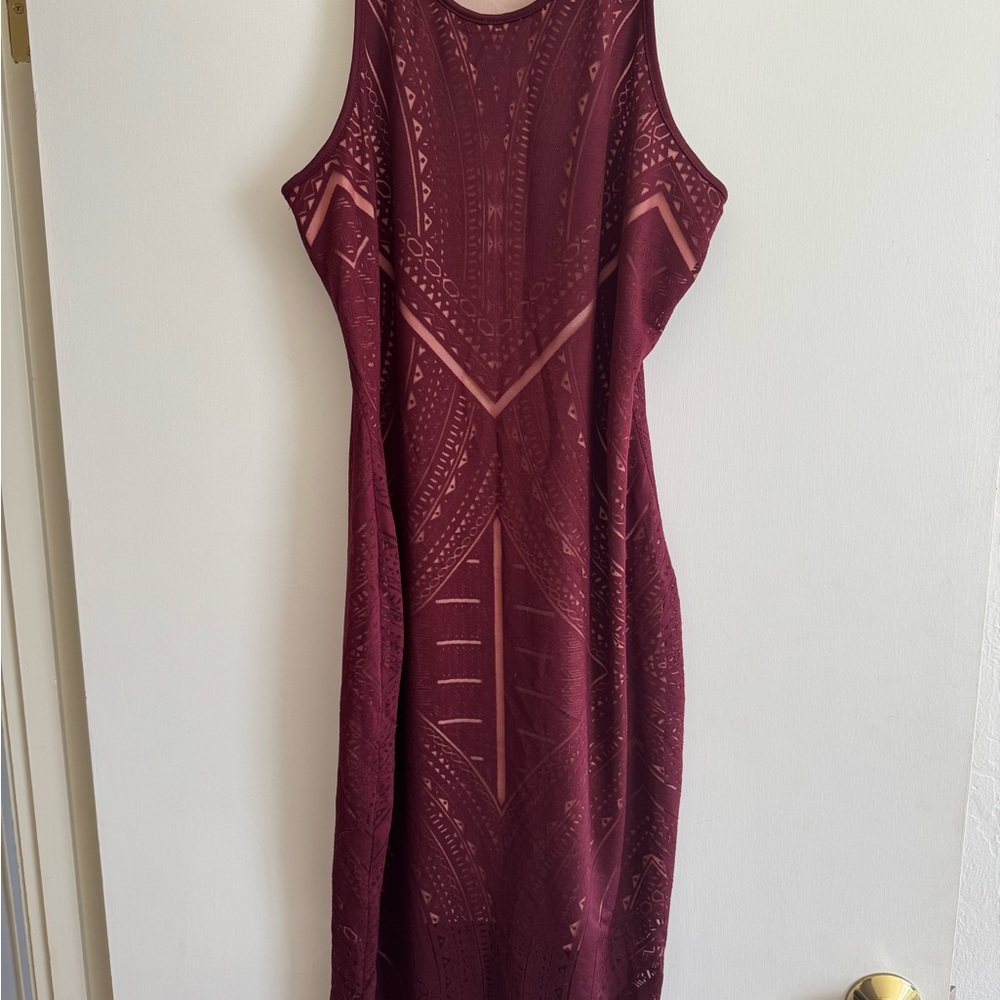 Burgundy Mossimo dress